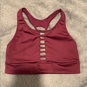 Victoria Sport Maroon Sports Bra